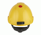 3M™ Casco, Uvicator, con arnés de ruleta, ventilado y banda antisudor de plástico, portalámparas, amarillo, G3000NUV-10-GU