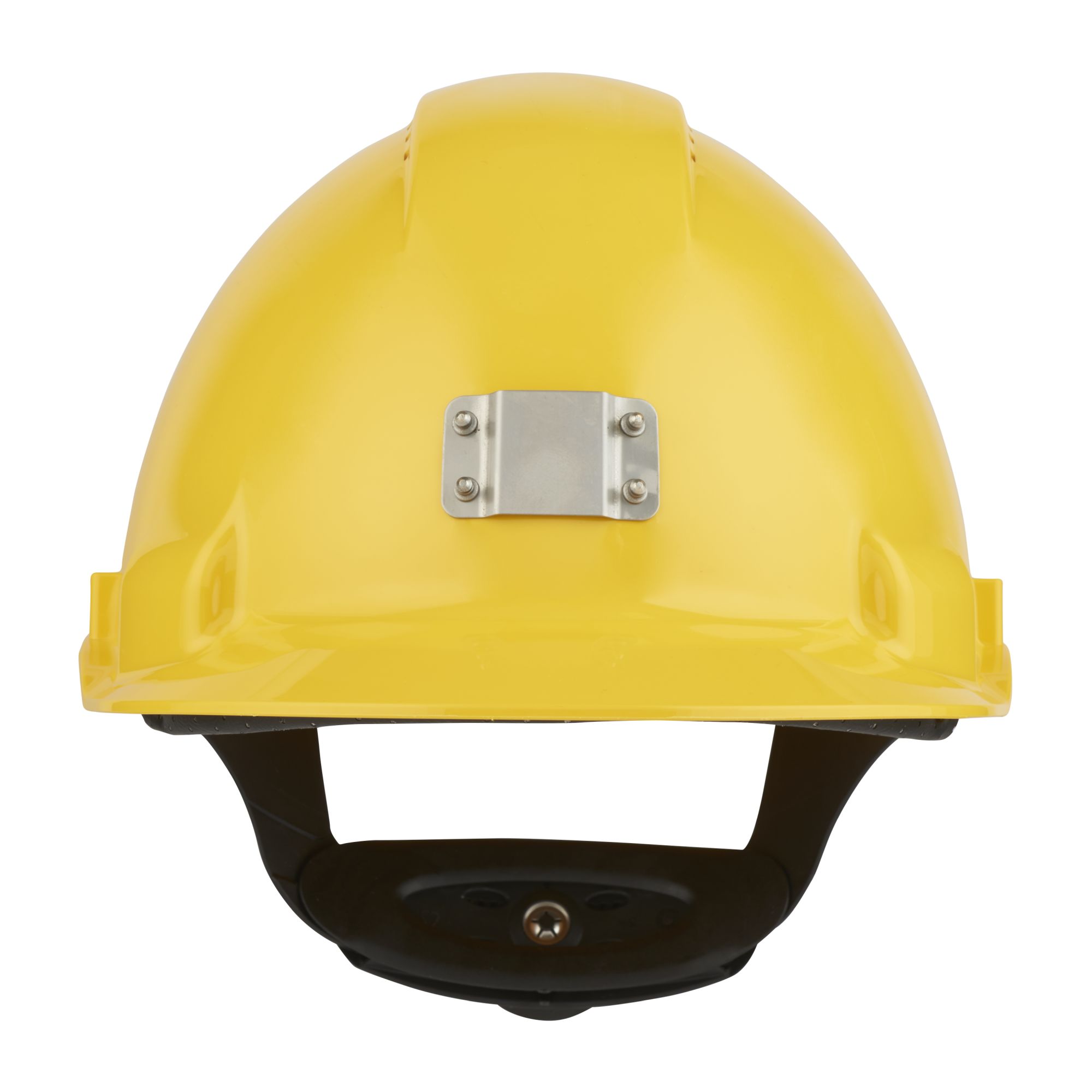 3M™ Casco, Uvicator, con arnés de ruleta, ventilado y banda antisudor de plástico, portalámparas, amarillo, G3000NUV-10-GU