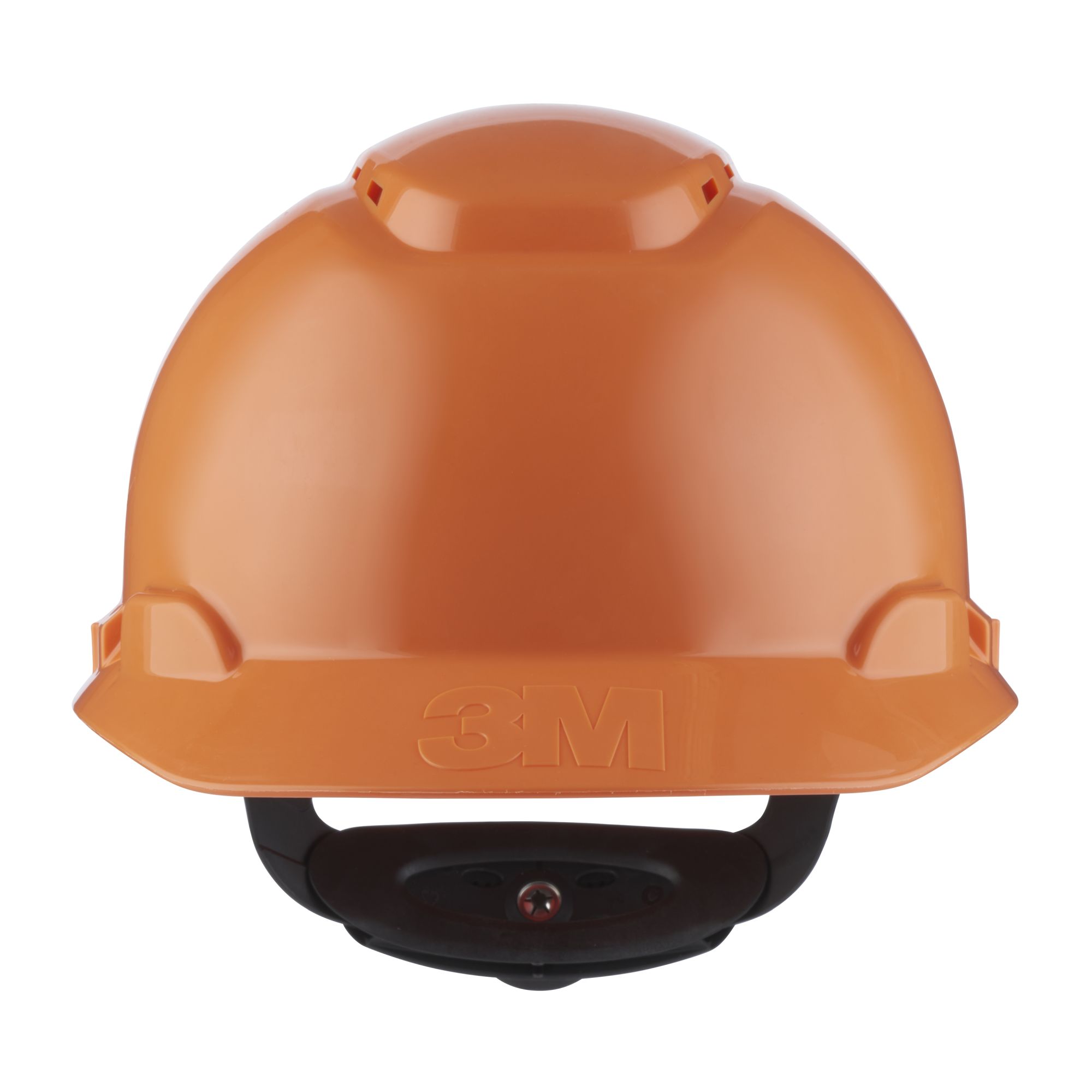 3M™ Casco, con arnés de ruleta, ventilado, banda de plástico para el sudor, naranja, H700N-OR