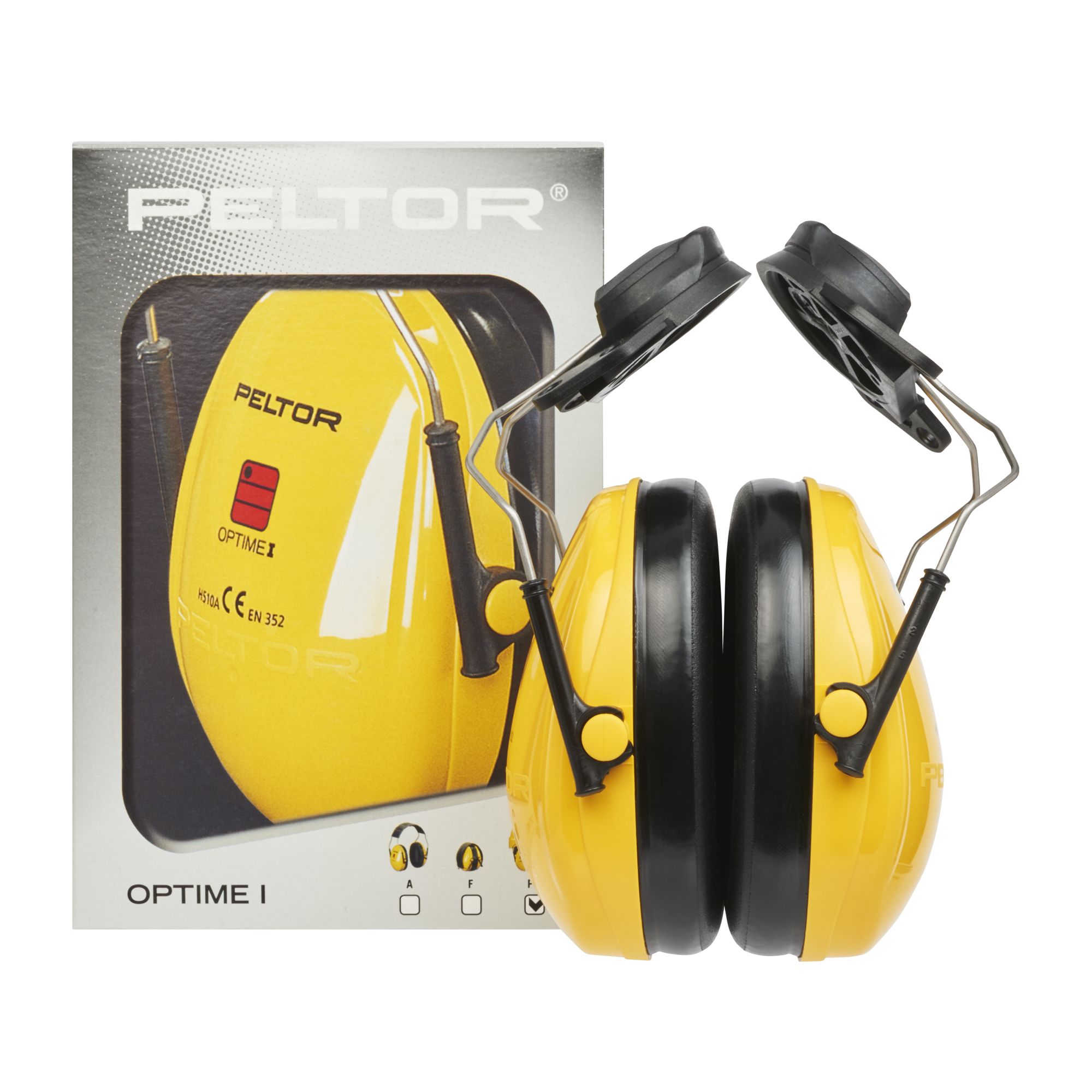 3M™ PELTOR™ Optime™ I Orejeras, 26 dB, amarillo, versión montada en casco, H510P3H-405-GU