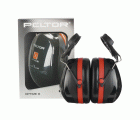 3M™ PELTOR™ Optime™ III Orejeras, 34 dB, negro/rojo, versión montada en casco, H540P3H-413-SV