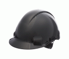 3M™ Casco, Uvicator, con arnés de ruleta, ventilado y banda antisudor de plástico, negro, G3000NUV-SV