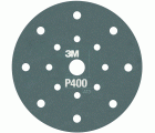 3M™ Hookit™ Disco abrasivo flexible 270J, 150 mm, 17 agujeros, P400, 34800