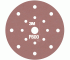 3M™ Hookit™ Disco abrasivo flexible 270J, 150 mm, 17 agujeros, P800, 34802