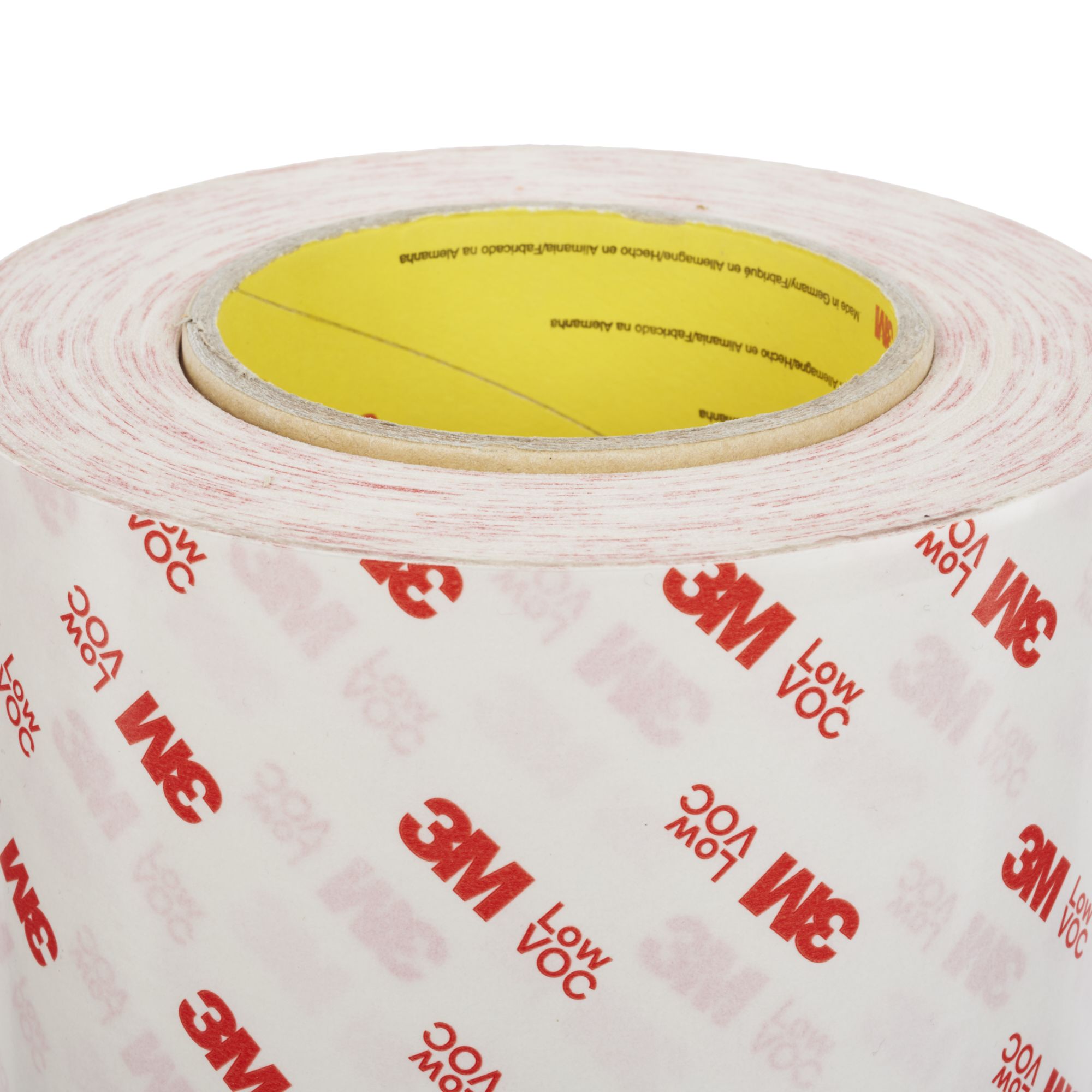 3M™ Cinta Doble Cara Tisú de Bajo VOC 98010LVC, Transparente, 1000 mm x 50 m, 0.10 mm