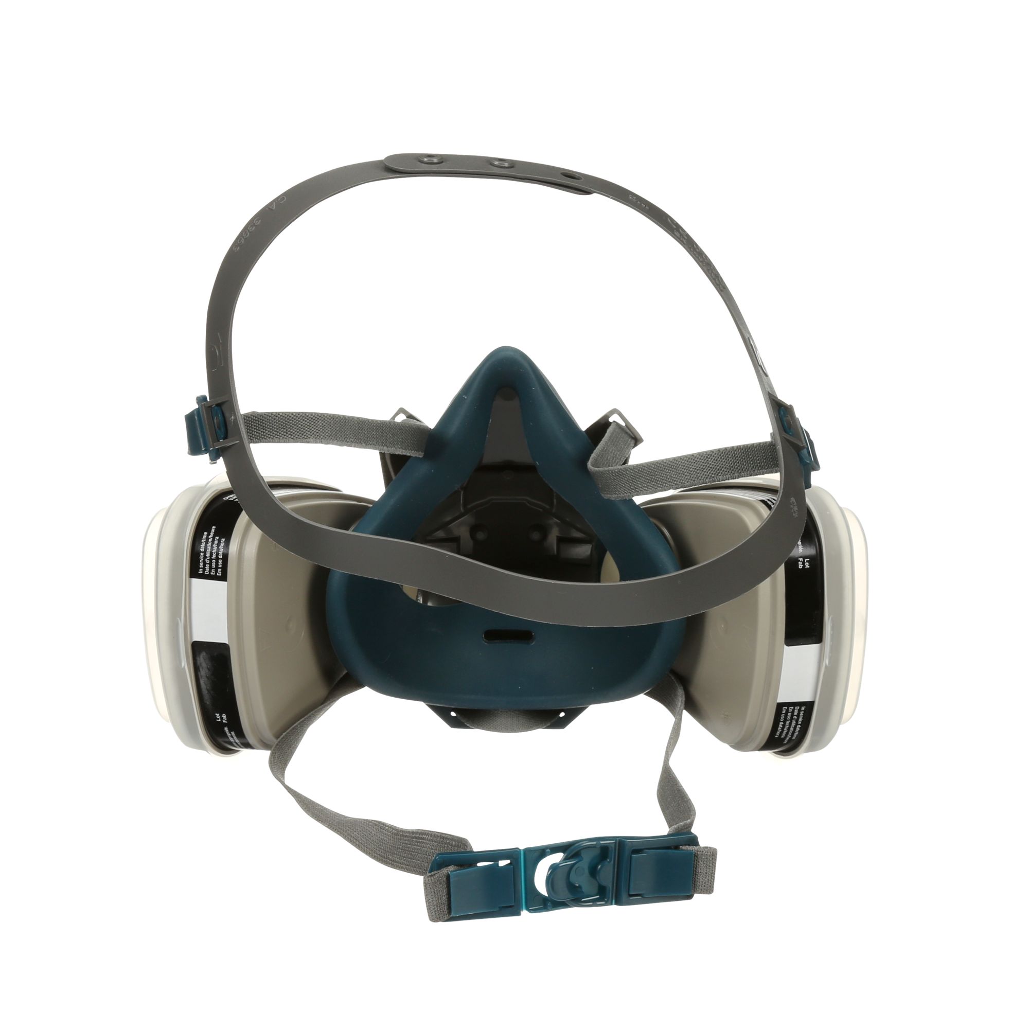 3M™ Media máscara reutilizable, apertura rápida, mediana, 6502QL