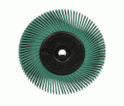 3M™ Scotch-Brite™ Cepillo Radial Bristle BB-ZB, 152 mm x 13 mm x 25 mm, P50, Verde, Tipo A, Con Adaptador