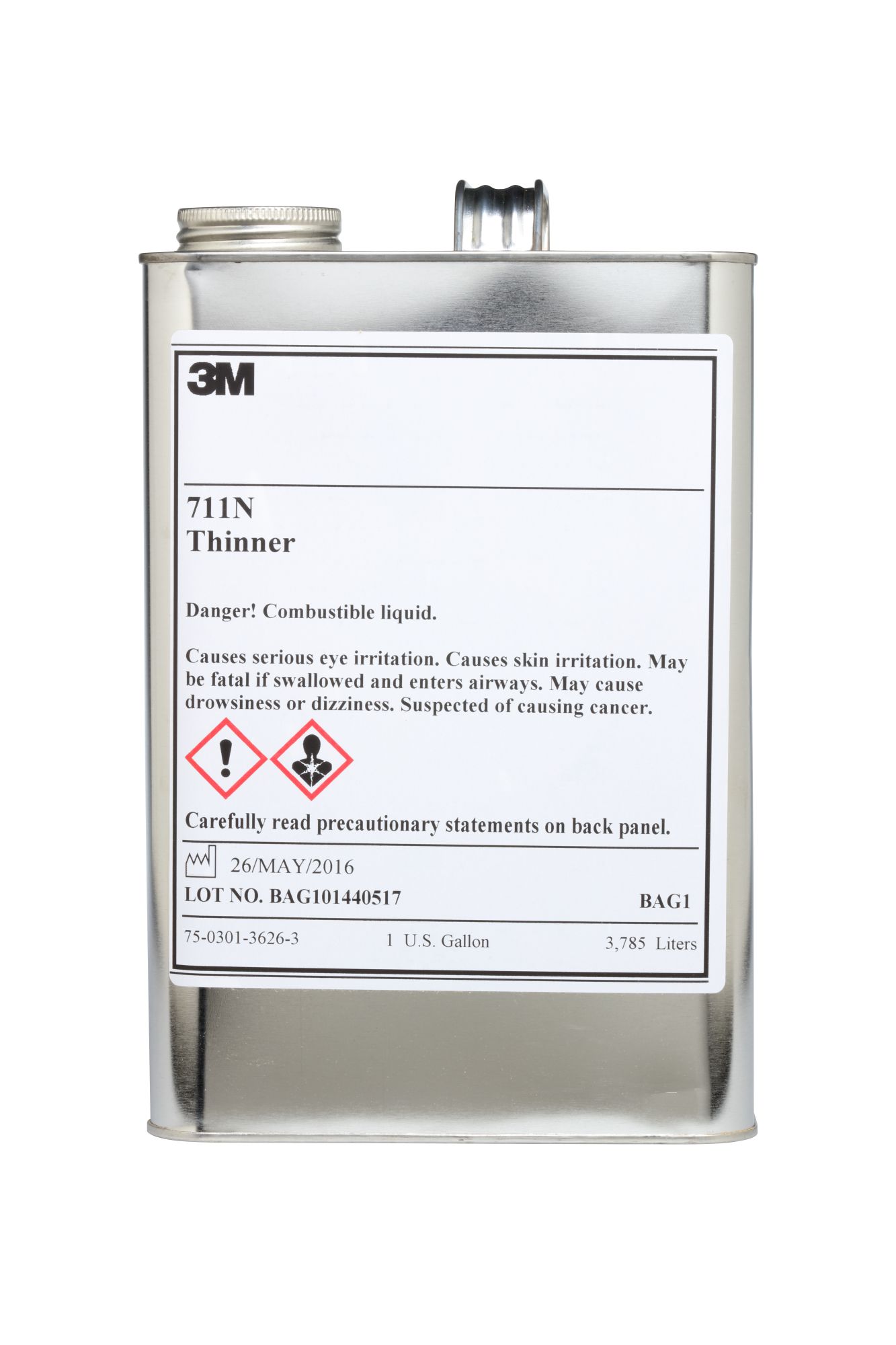 3M™  TONER 711 N - 1 Transparente Bote 1 Galón ( 3,8 L)