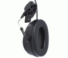 3M™ PELTOR™ ProTac™ III Orejeras, 25 dB, cazoletas delgadas, negras, acopladas al casco, MT13H220P3E