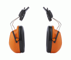 3M™ PELTOR™ H31P3AF Orejeras, 28 dB, naranja, montadas en casco