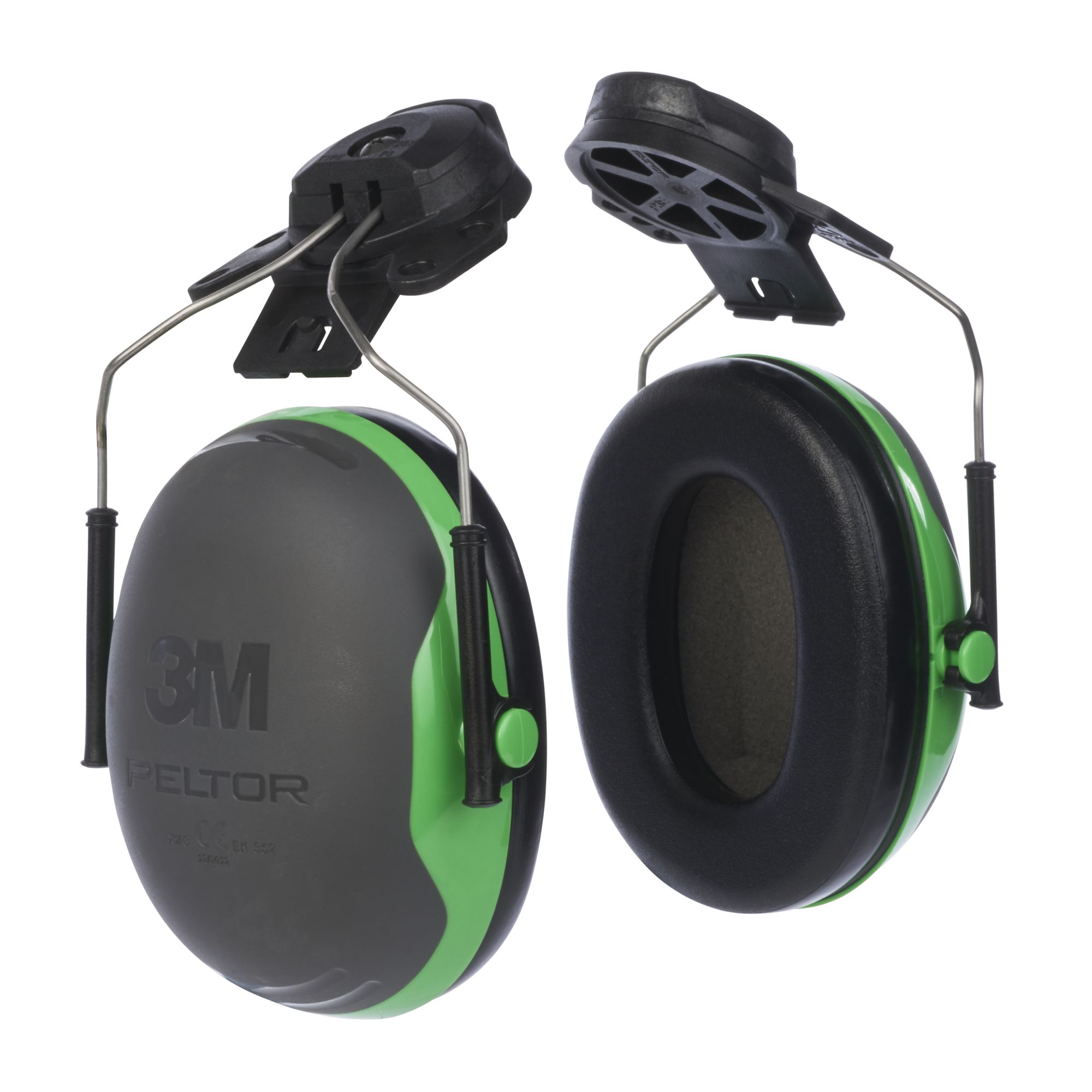3M™ PELTOR™ Orejeras, 26 dB, verde, montadas en casco, X1P3