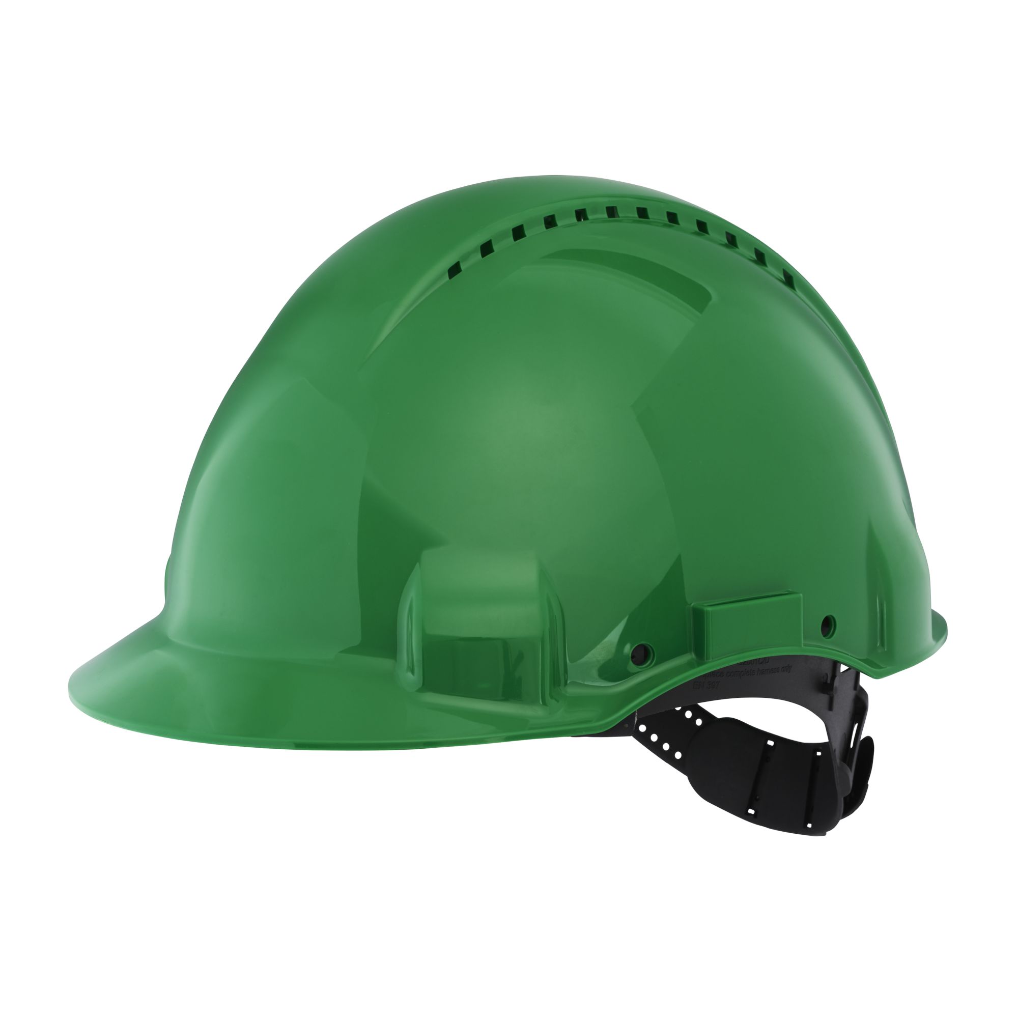 3M™ Casco, Uvicator, con pasador, ventilado y banda antisudor de plástico, verde, G3000CUV-GP