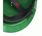 3M™ Casco, Uvicator, con pasador, ventilado y banda antisudor de plástico, verde, G3000CUV-GP