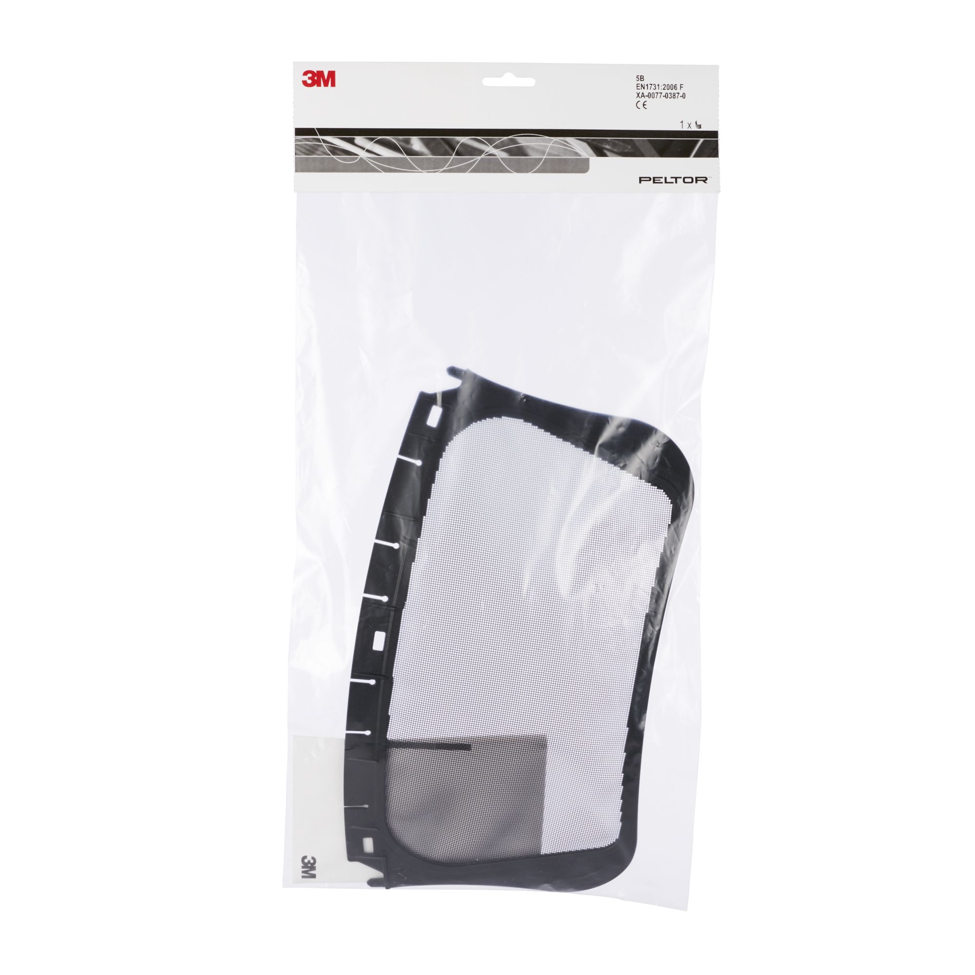 3M™ Pantalla facial serie 5, malla, poliamida, negro, 5B