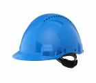 3M™ Casco, Uvicator, con pasador, ventilado y banda antisudor de plástico, azul, G3000CUV-BB