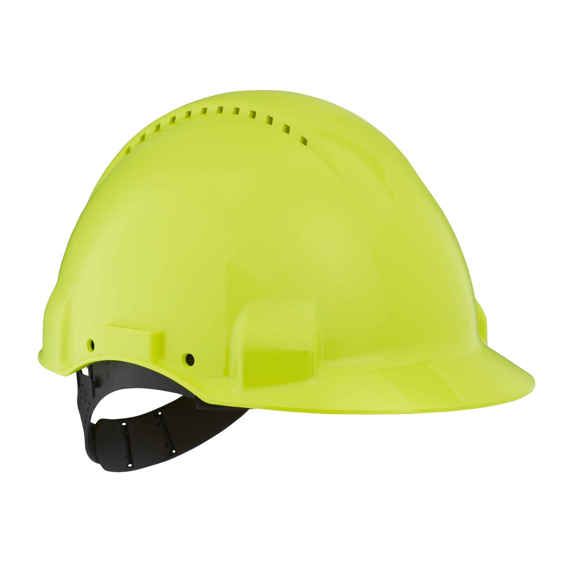 3M™ Casco, Uvicator, con pasador, ventilado y banda antisudor de plástico, de alta visibilidad, G3000CUV-GB