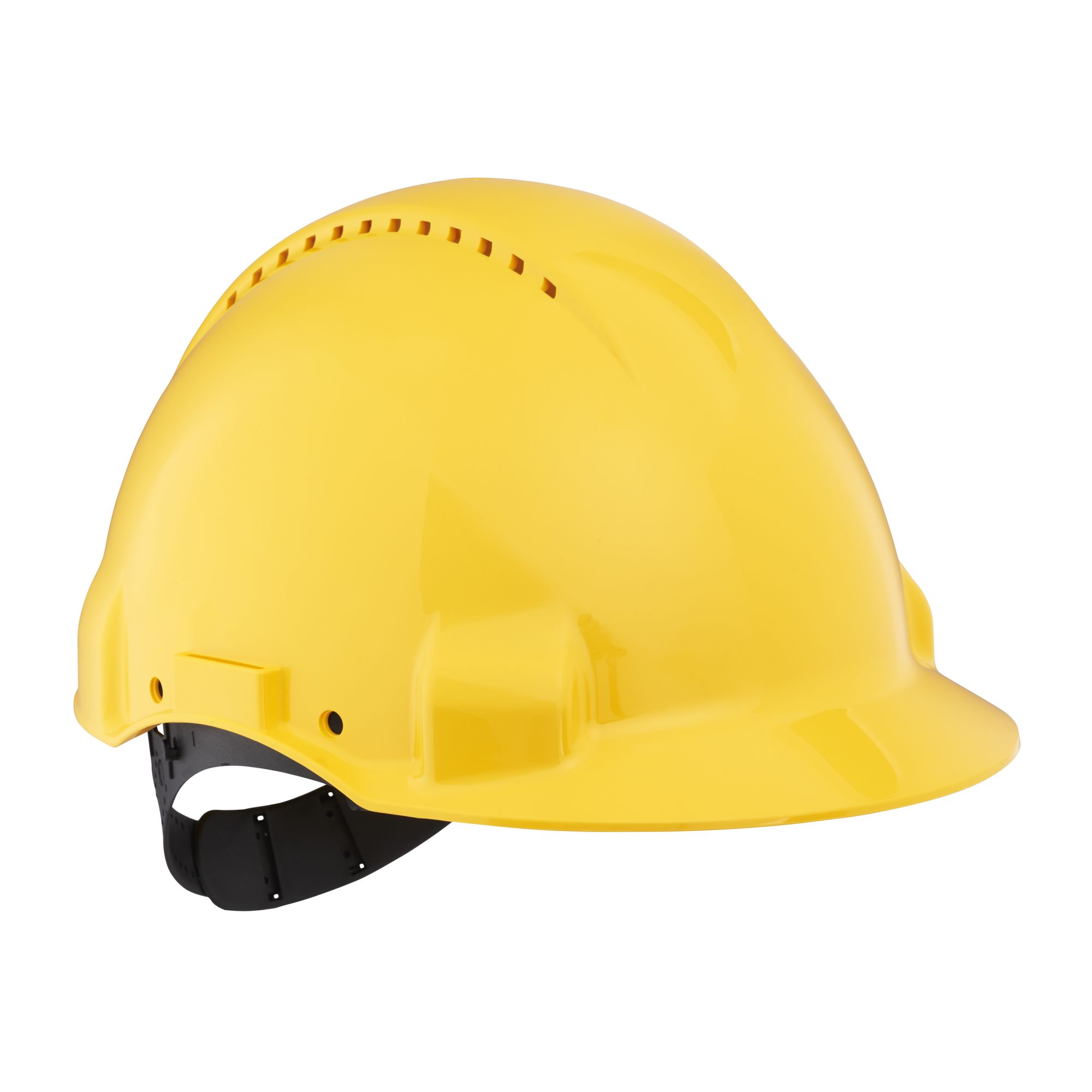 3M™ Casco, Uvicator, con pasador, ventilado y banda antisudor de plástico, amarillo, G3000CUV-GU