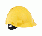 3M™ Casco, Uvicator, con pasador, ventilado y banda antisudor de plástico, amarillo, G3000CUV-GU