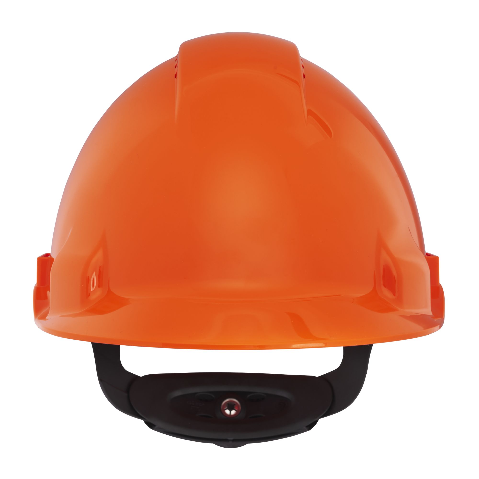3M™ Casco, Uvicator, con arnés de ruleta, ventilado y banda antisudor de plástico, naranja, G3000NUV-OR