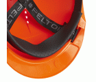 3M™ Casco, Uvicator, con arnés de ruleta, ventilado y banda antisudor de plástico, naranja, G3000NUV-OR