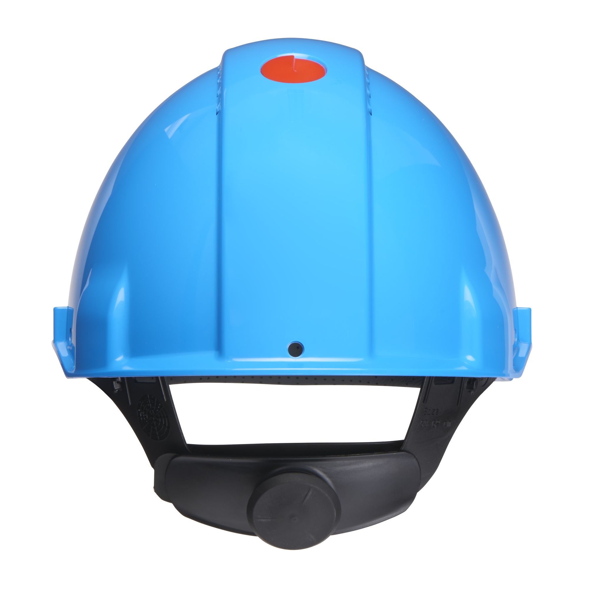 3M™ Casco, Uvicator, con arnés de ruleta, ventilado y banda antisudor de plástico, azul, G3000NUV-BB