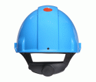 3M™ Casco, Uvicator, con arnés de ruleta, ventilado y banda antisudor de plástico, azul, G3000NUV-BB