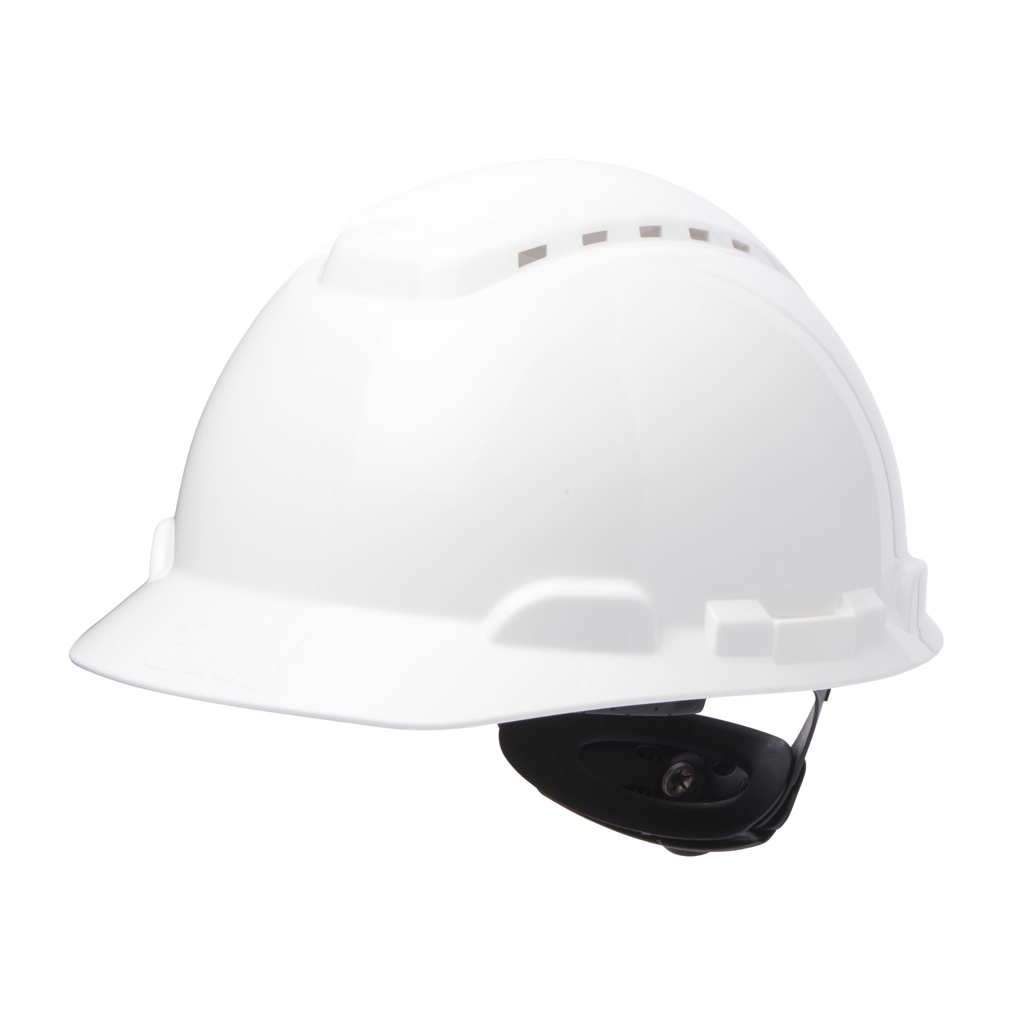 3M™ Casco, con arnés de ruleta, ventilado, banda de plástico para el sudor, blanco, H700N-VI