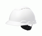 3M™ Casco, con arnés de ruleta, ventilado, banda de plástico para el sudor, blanco, H700N-VI