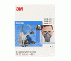 3M™ Media máscara reutilizable, apertura rápida, mediana, 6502QL