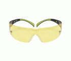 3M™ SecureFit™ 400 Gafas de seguridad, montura negro/verde, antirrayaduras/antiempañante, lente ámbar, SF403AS/AF-EU, 20/caja