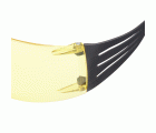 3M™ SecureFit™ 400 Gafas de seguridad, montura negro/verde, antirrayaduras/antiempañante, lente ámbar, SF403AS/AF-EU, 20/caja