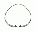 3M™ SecureFit™ 400 Gafas de seguridad, montura negro/verde, antirrayaduras/antiempañante, lente gris, SF402AS/AF-EU, 20/caja