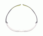 3M™ SecureFit™ 400 Gafas de seguridad, montura negro/verde, antirrayaduras, lente de espejo para interior/exterior, SF410AS-EU, 20/caja