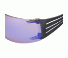 3M™ SecureFit™ 400 Gafas de seguridad, montura negro/verde, antirrayaduras, lente de espejo azul, SF408AS-EU, 20/caja