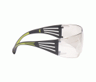 3M™ SecureFit™ 400 Gafas de seguridad, montura negro/verde, antirrayaduras, lente de espejo para interior/exterior, SF410AS-EU, 20/caja
