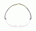 3M™ SecureFit™ 400 Gafas de seguridad, montura negro/verde, antirrayaduras/antiempañante, lente incolora, SF401AS/AF-EU, 20/caja