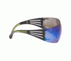 3M™ SecureFit™ 400 Gafas de seguridad, montura negro/verde, antirrayaduras, lente de espejo azul, SF408AS-EU, 20/caja