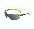 3M™ Solus™ 1000 Gafas de seguridad, montura verde/negro, recubrimiento antiempañante/antirrayaduras Scotchgard™ (K y N), lente gris, S1202SGAF-EU, 20/caja
