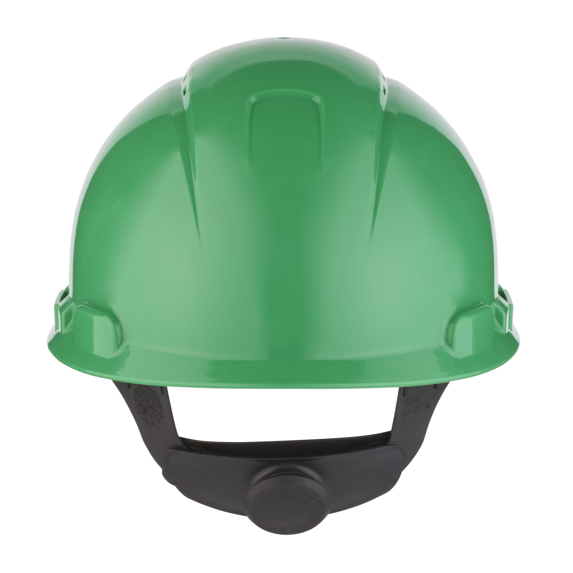 3M™ Casco, con arnés de ruleta, ventilado, banda de plástico para el sudor, verde, H700N-GP