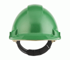 3M™ Casco, Uvicator, con pasador, ventilado y banda antisudor de cuero, verde, G3000DUV-GP