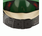 3M™ Casco, Uvicator, con pasador, ventilado y banda antisudor de cuero, verde, G3000DUV-GP