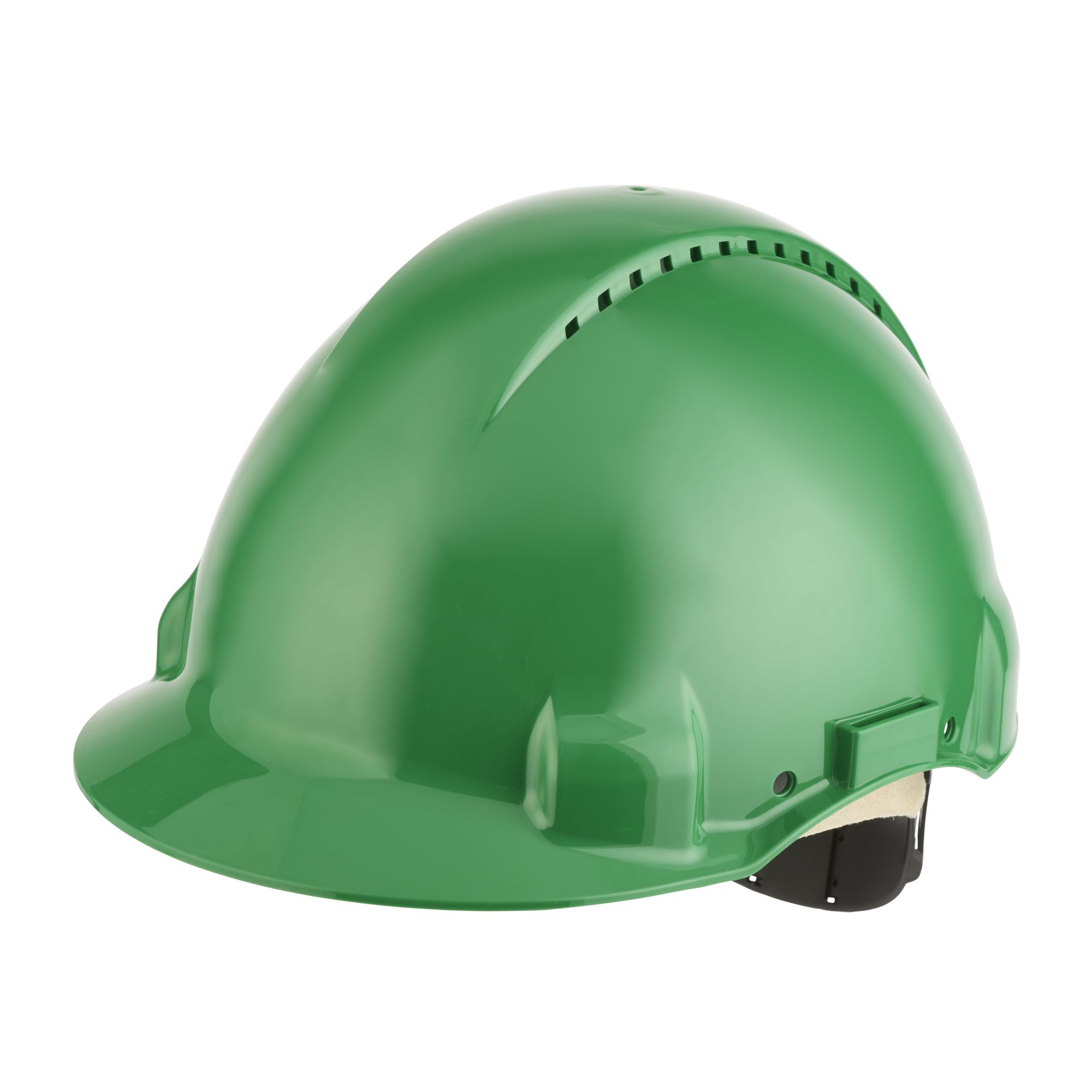 3M™ Casco, Uvicator, con pasador, ventilado y banda antisudor de cuero, verde, G3000DUV-GP