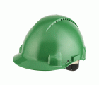 3M™ Casco, Uvicator, con pasador, ventilado y banda antisudor de cuero, verde, G3000DUV-GP