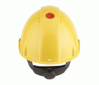 3M™ Casco, Uvicator, con arnés de ruleta, ventilado y banda antisudor de plástico, amarillo, G3000NUV-GU