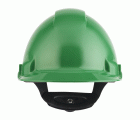 3M™ Casco, Uvicator, con arnés de ruleta, ventilado y banda antisudor de plástico, verde, G3000NUV-GP