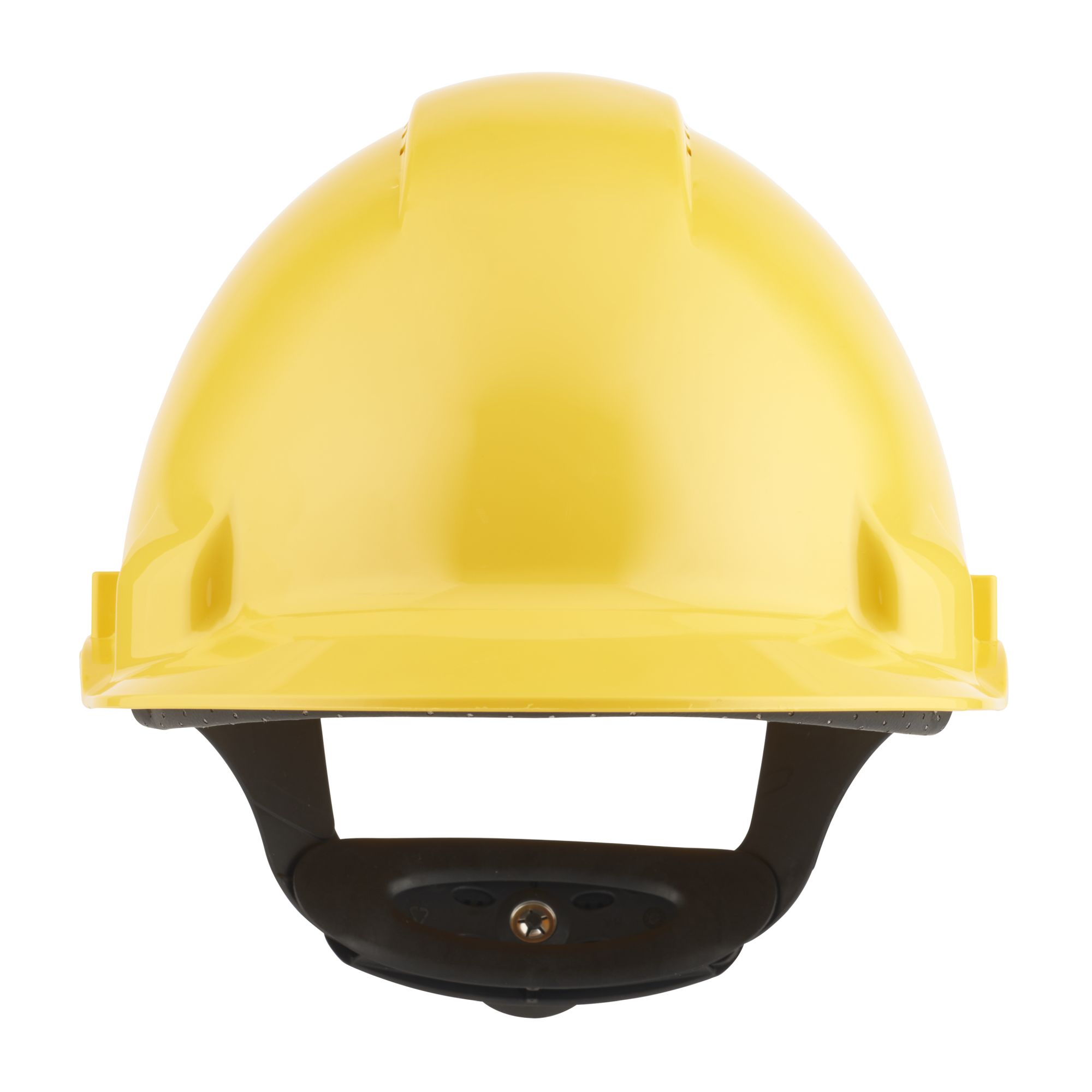 3M™ Casco, Uvicator, con arnés de ruleta, ventilado y banda antisudor de plástico, amarillo, G3000NUV-GU