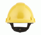 3M™ Casco, Uvicator, con arnés de ruleta, ventilado y banda antisudor de plástico, amarillo, G3000NUV-GU