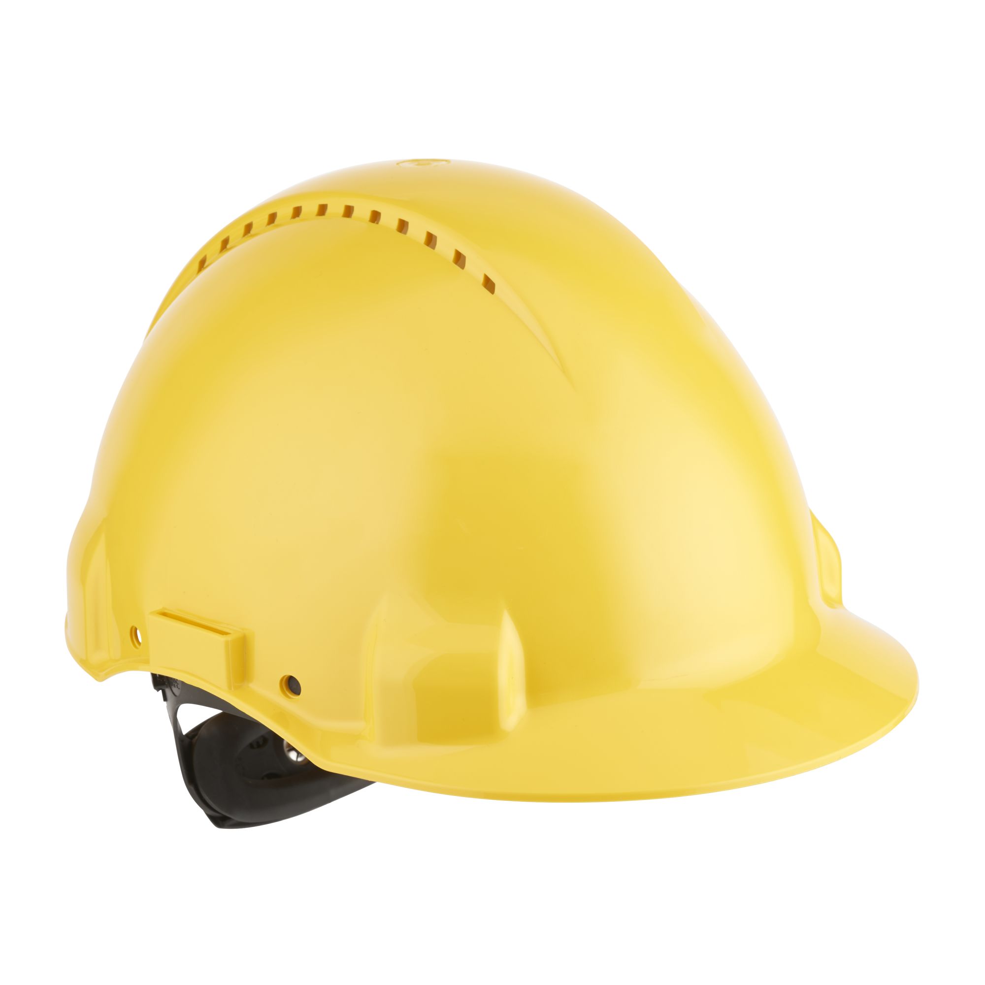 3M™ Casco, Uvicator, con arnés de ruleta, ventilado y banda antisudor de plástico, amarillo, G3000NUV-GU