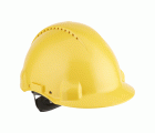 3M™ Casco, Uvicator, con arnés de ruleta, ventilado y banda antisudor de plástico, amarillo, G3000NUV-GU