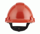 3M™ Casco, Uvicator, con arnés de ruleta, ventilado y banda antisudor de plástico, rojo, G3000NUV-RD